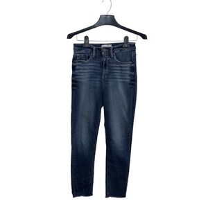 BKE Billie Ankle Skinny Jeans Size 27 High Rise Slim Fit Blue‎ Stretch Buckle